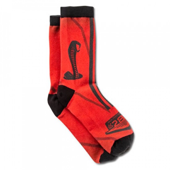 FC Red & Black SHELBY Socks one size fits 5W-12M